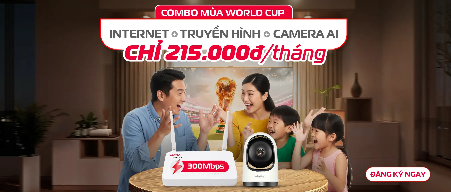 Trải nghiệm Internet không giới hạn